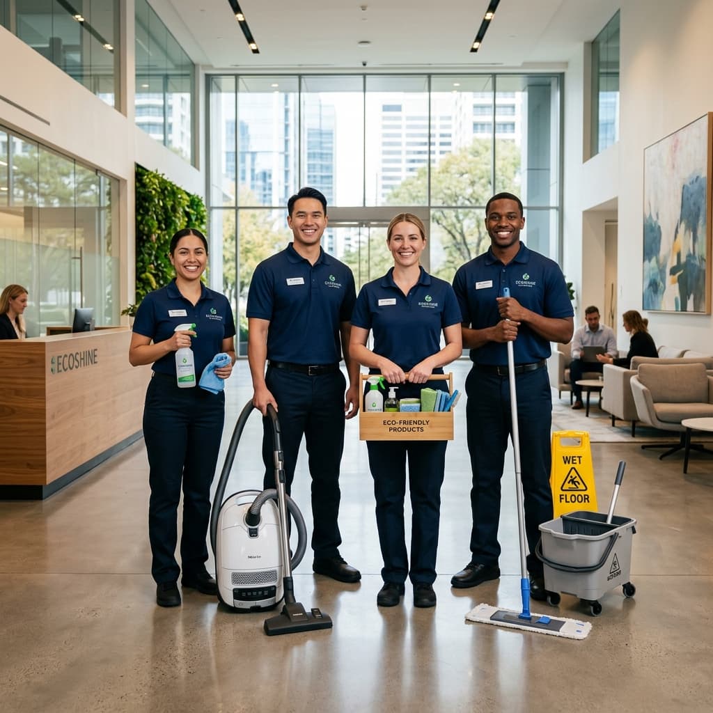 Nexora Facility Solutions professional cleaning crew team